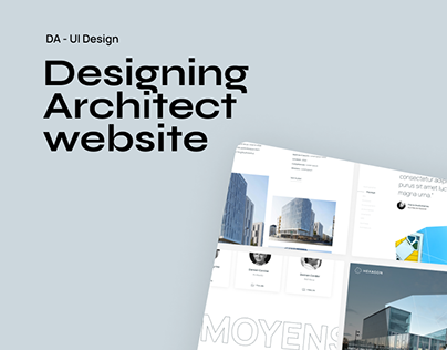 Designing Architect Website