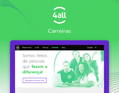 4all carier page (UI UX design project)