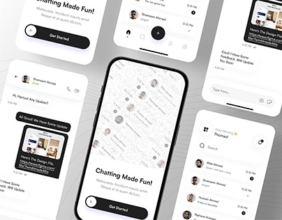 Chatting Mobile App UI/UX Design
