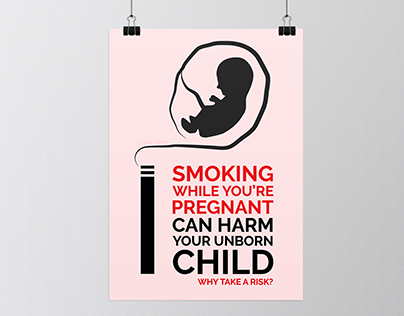 Anti-smoking During Pregnancy Poster