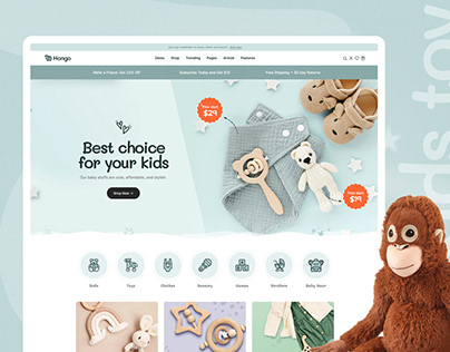 Hongo - Multipurpose Shopify Theme - Kids Toy Store