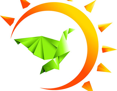 Crane bird logo