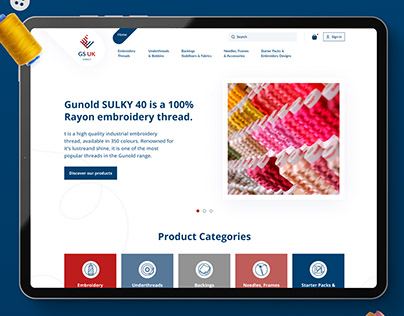 GS UK - Embroidery products