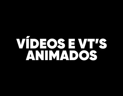 Vídeos e VT's animados