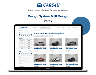 CARS4U - Design System & UI Design