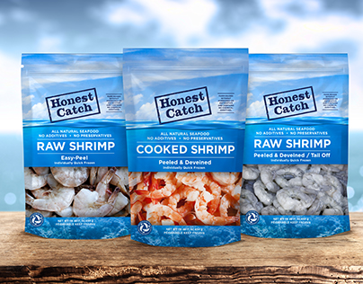 Honest Catch Shrimp Packaging