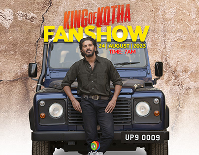 king of kotha movie fanshow Poster