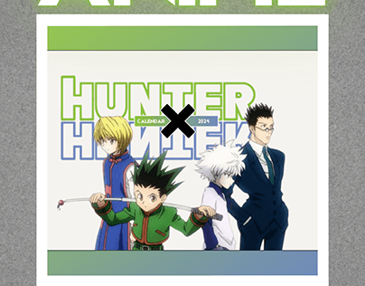 Anime calendar 2024 Hunter X Hunter