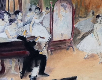 Pinturas | Edgar degas recreacion.