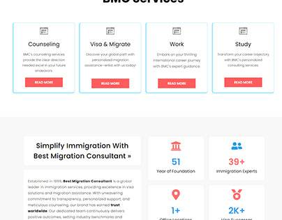 Visa And Immigration Website Template