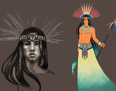 Quetzalcoatl Design (Game Art Projects)