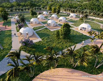 Glamping Resort Ideas: Glamping Domes for the Campsite