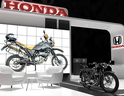 Honda Motor bikes Exhibition booth