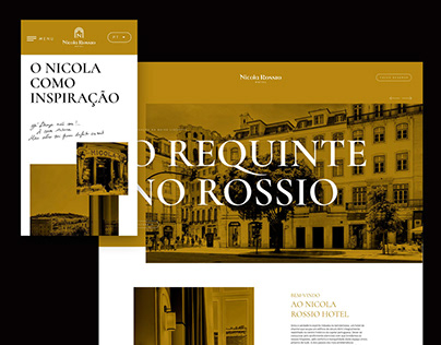 Nicola Rossio Hotel: Website Design