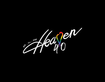 Heaven Nightclub 40th Anniversary Logo