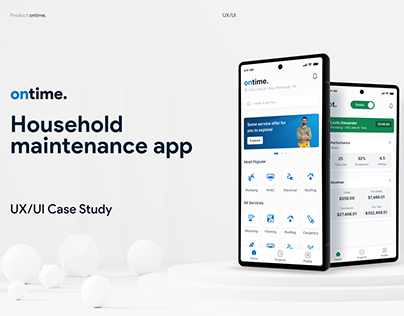 Household Maintenance App - UX/UI Case Study