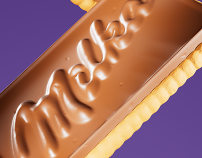 Project thumbnail - Milka Choco Biscuit 3D