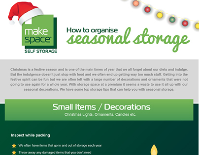 How to Organise Seasonal Storage