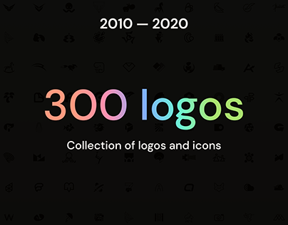 10 years — 300 logos and icons