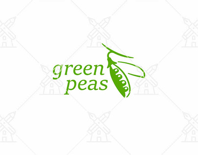 Peas in a pod logo design