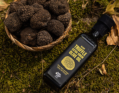 SAKLIORMAN Truffle Olive Oil Etiket