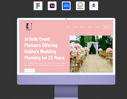 Events and Weddings Website Design