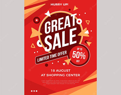 grate sale poster
