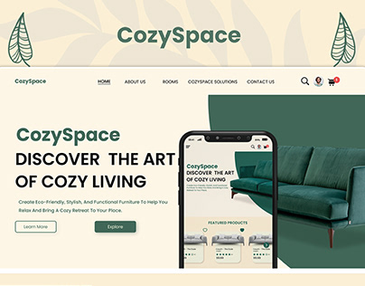 Project thumbnail - CozySpace Furniture Website