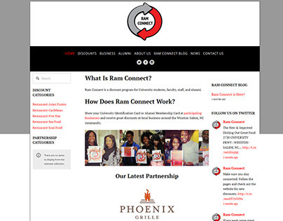 Ram Connect Web Site Project