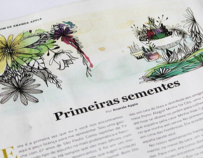 Editorial Illustration - Casa e Jardim