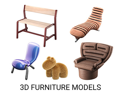 3D furniture models