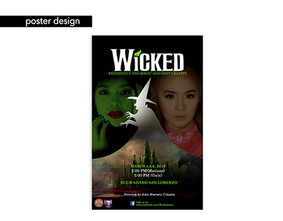 Poster Design of Wicked The Musical