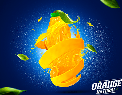 Orange Juice 3D-Design