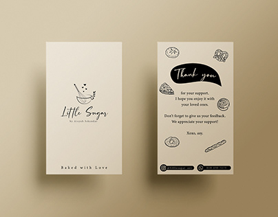 Thank You Card | Bakery
