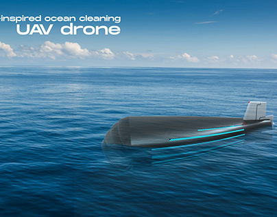 Whale-inspired Ocean Cleaning Drone