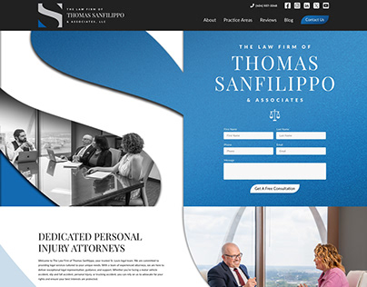 Thomas Sanfilippo Law Firm Homepage