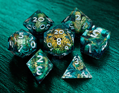 Retouch, dice, game cubes, merchandise on etsy