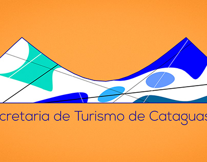 Logo da secretaria de turismo de Cataguases-MG