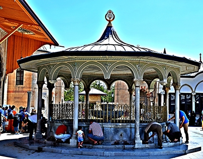Shrine of Rumi and Selimiye Mosque / Konya / Turkey