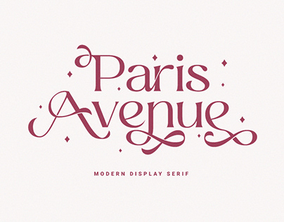 Paris Avenue - Modern Display Serif