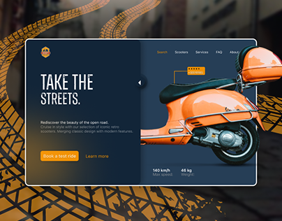 Scoopy Scooters Landing Page