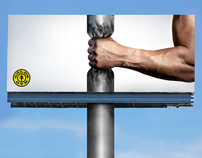 Gold gym - billboard advertising