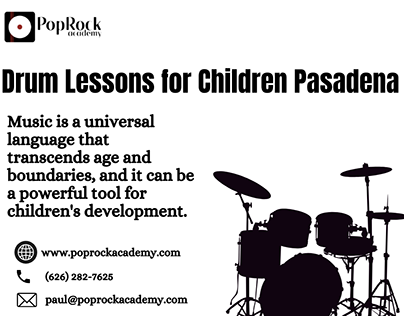 Drum Lessons for Children Pasadena