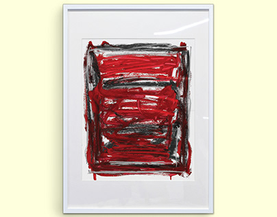 Red and Black Abstract Paintings - Just for fun