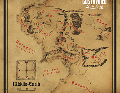 Map of Middle-Earth