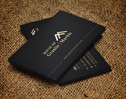 Simple and clean business card design
