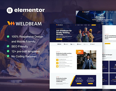 WeldBeam - Welding Services & Industrial Elementor