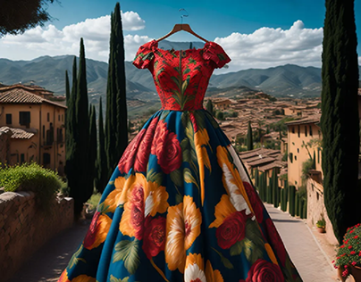 fashion dress Dolce Gabbana
