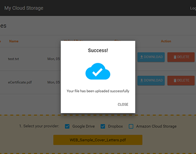 Integrated Cloud Storage