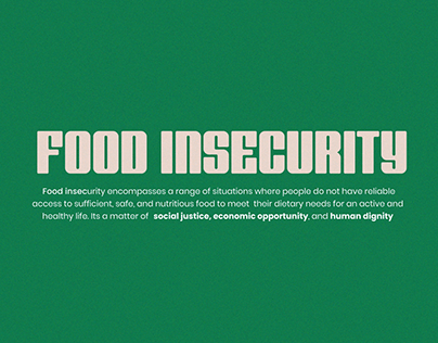 Food Insecurity | Wicked Problem